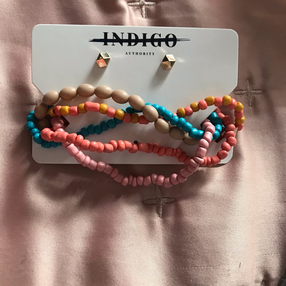 earring and bracelet set🧡